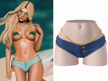 -[ vagrant ]- Caroline Shorts - Blue