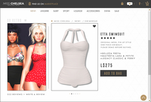 .miss chelsea. Etta Swimsuit White