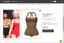 .miss chelsea. Etta Swimsuit Leopard