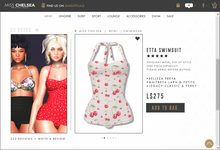 .miss chelsea. Etta Swimsuit Cherry