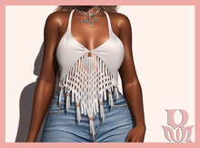 Rosary. Chella . White