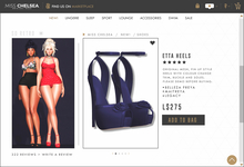 .miss chelsea. Etta Heels Navy