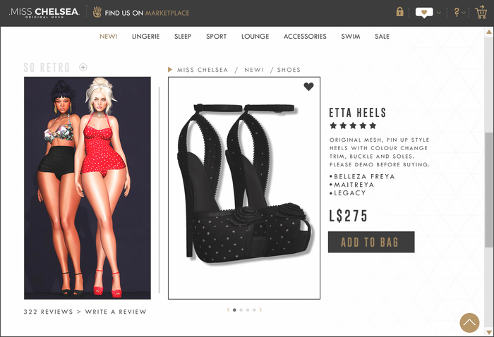 .miss chelsea. Etta Heels Black Dots