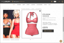 .miss chelsea. Etta Bikini Red Gingham