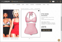 .miss chelsea. Etta Bikini Pink Gingham
