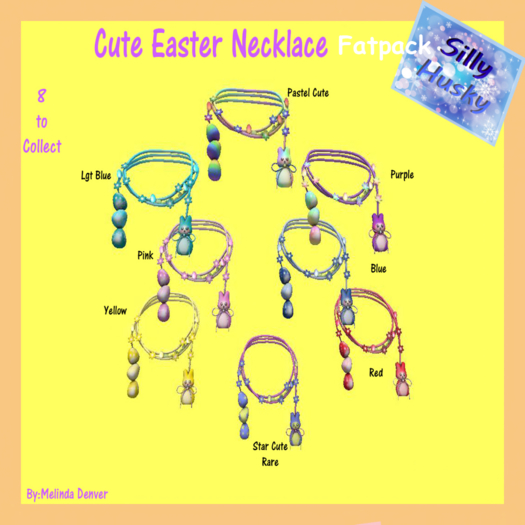 Cute Easter Necklace FATPACK(Boxed)
