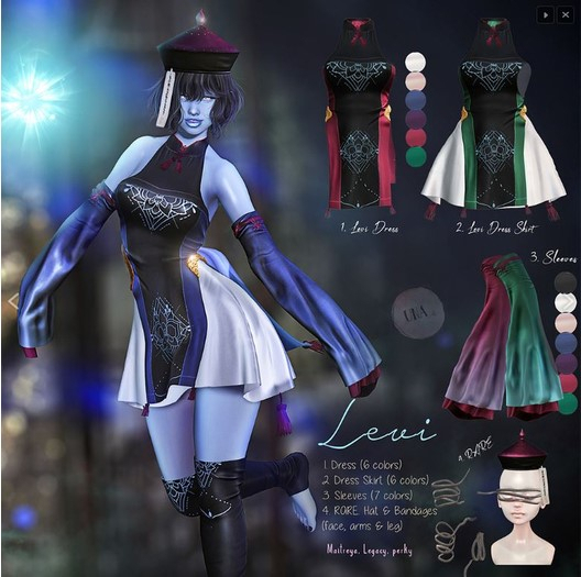 UNA. Levy BandagesShocksHat Legacy RARE