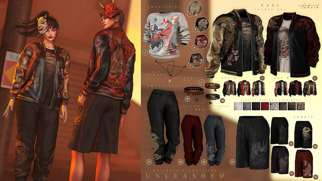 2. toksik - Unleashed Jacket Set B (Lara) RARE