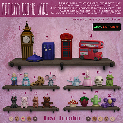 [LJ] Artisan Cookie Jars (No Trans)