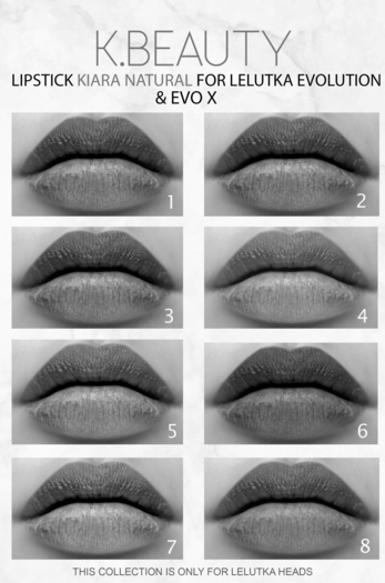 K.BEAUTY - DEMO KIARA NATURAL  LIPS - LELUTKA EVO - EVO X