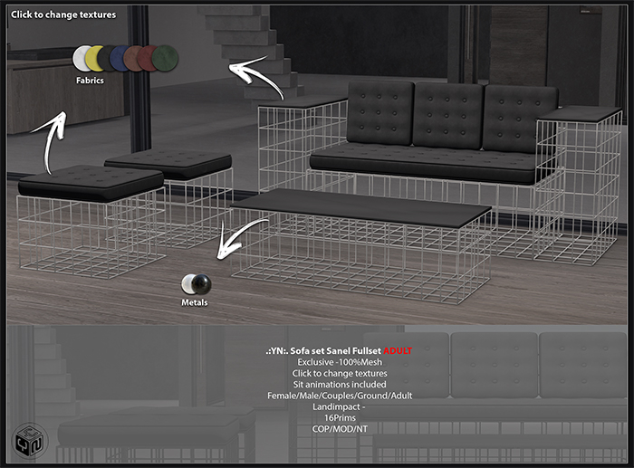 .:YN:.Sofa set Sanel Fullset 