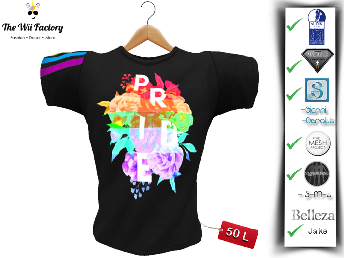 :TWF: Pride Flowers Shirt