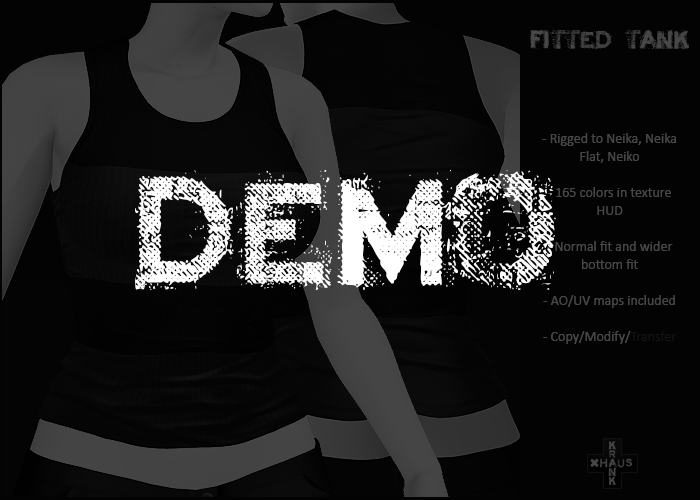 krankhaus - Fitted Tank - Neikx DEMO
