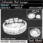 Tool Shed - Inflatable Pool Lounger Mesh Kit