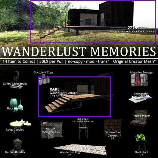 22769 - Wanderlust Cottage - RARE