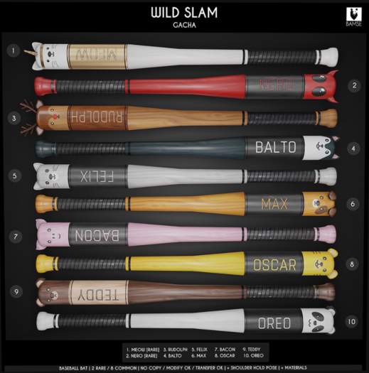 6. BAMSE : Wild Slam - Max