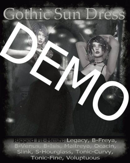 .:EK:. Gothic Sundress .:EK:. - DEMO