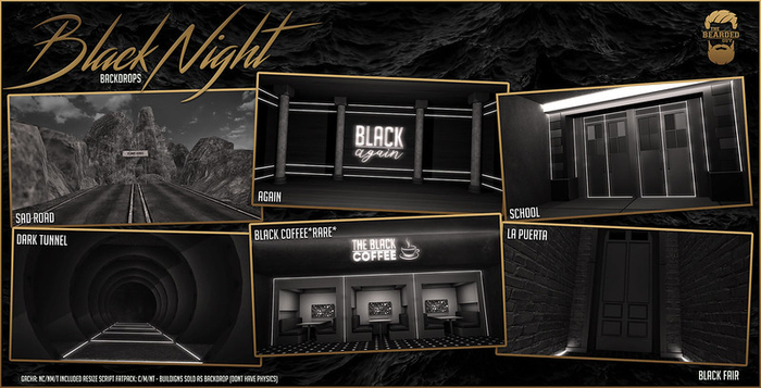 [Box] Black Coffee *RARE* - Black Night - The Bearded Guy
