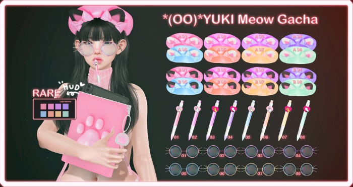 *(OO)*YUKI Meow Gacha Full Pack