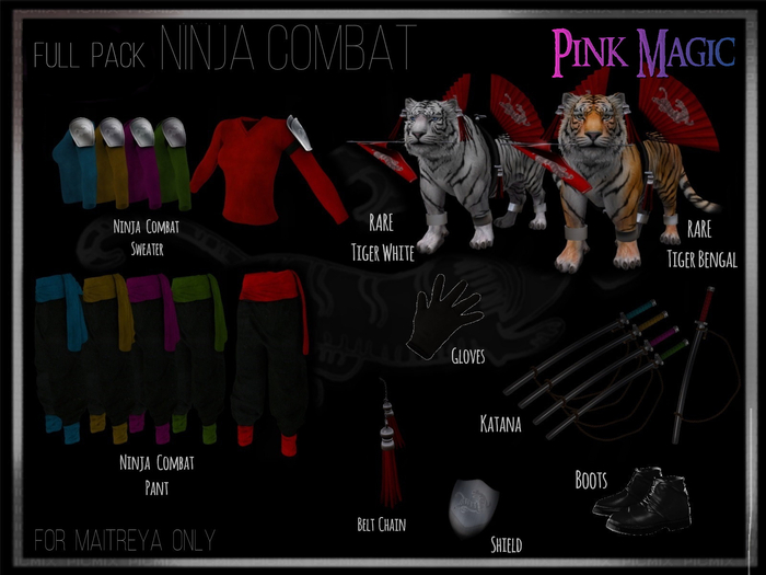 Pink Magic : Full Pack Ninja Combat