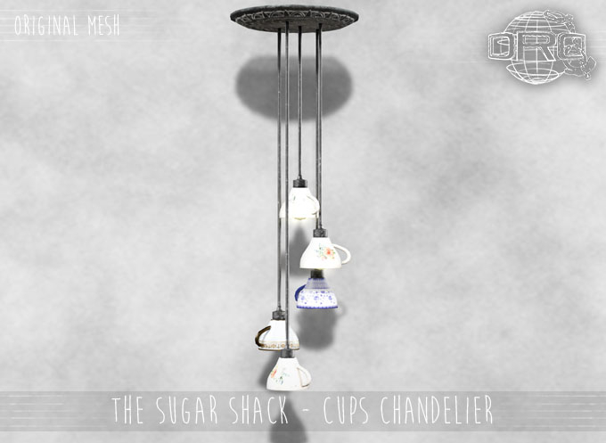 -DRD- The Sugar Shack - Cups Chandelier