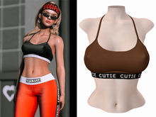 -[ vagrant ]- Summer Top - Chocolate