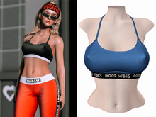 -[ vagrant ]- Summer Top - Dark Blue