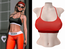 -[ vagrant ]- Summer Top - Light Red