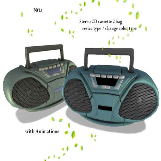 No.1 Stereo CD cassette bag / color change Box