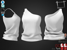 Dae Obj FBX For Women's One Shoulder Top Slink, Maitreya, Belleza, Tonic, Legacy,