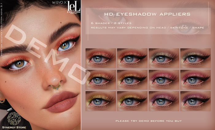 DEMO [SYN] - HD Eyeshadow Bari LELUTKA EVO/EVO X