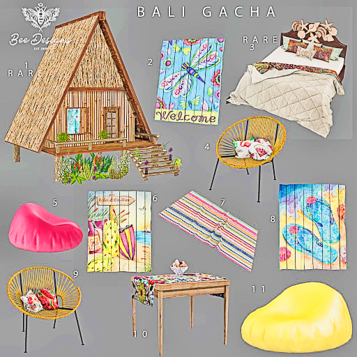 Bee Designs Bali FULL SET COMPLETE