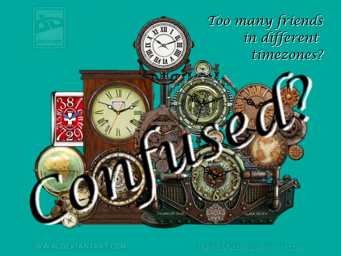 Timezone Clock HUD - free version
