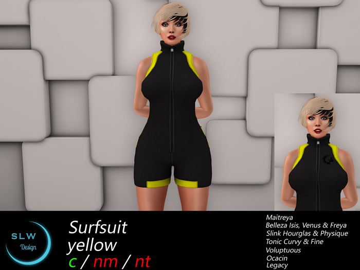 SLW Design - Surfsuit yellow