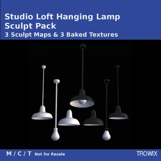 Trowix - Studio Loft Hanging Lamp Sculpt Pack