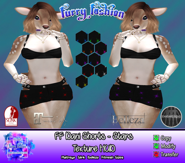 ~FF~ Dani Shorts Stars