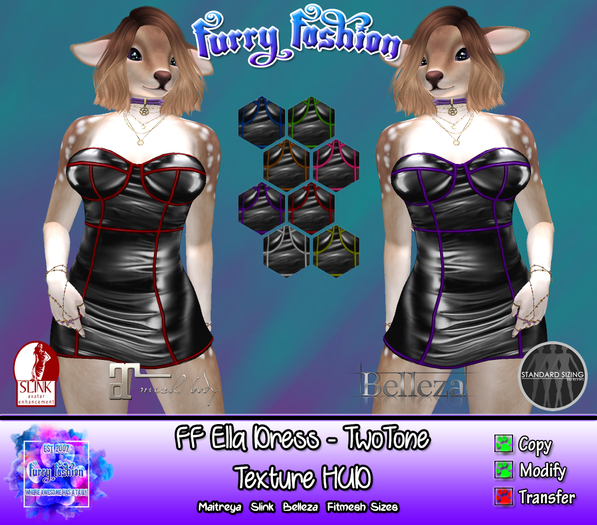 ~FF~ Ella Dress TwoTone