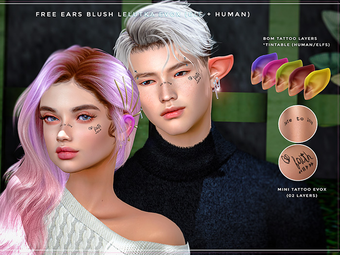 FREE Gift Ears BLUSH evoX version2