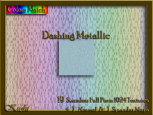 Dashing Metallic Seamless Texture Set