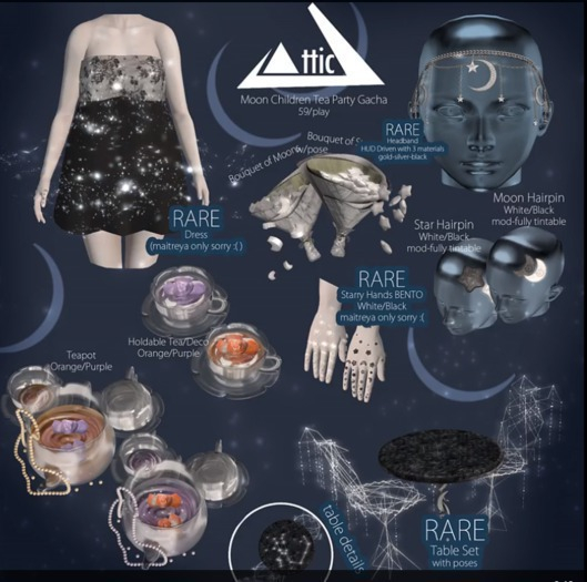 -ATTIC- Moonchild Dress Maitreya RARE