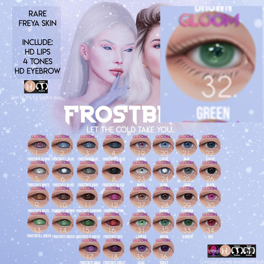 32- Gloom. - Frostbite Collection - Green