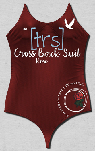 [trs] Cross Back Suit . Rose