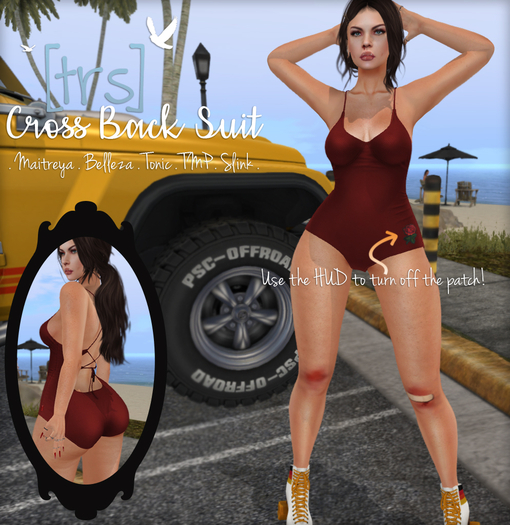 [trs] Cross Back Suit . Girly