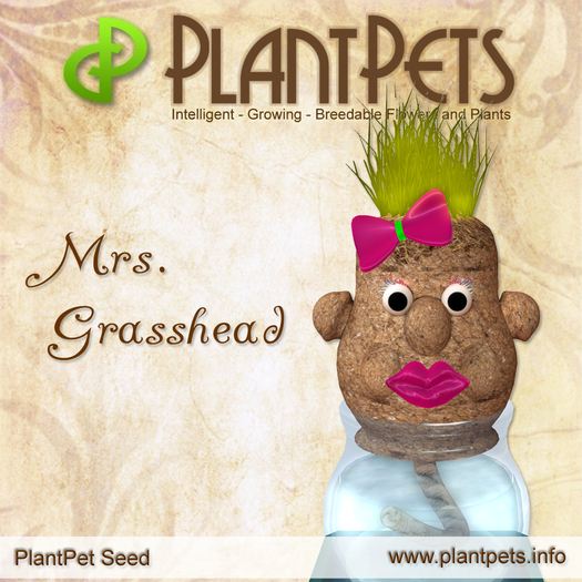 PlantPet Seed [Mrs. Grasshead] rare elite Release Day 04.04.2012