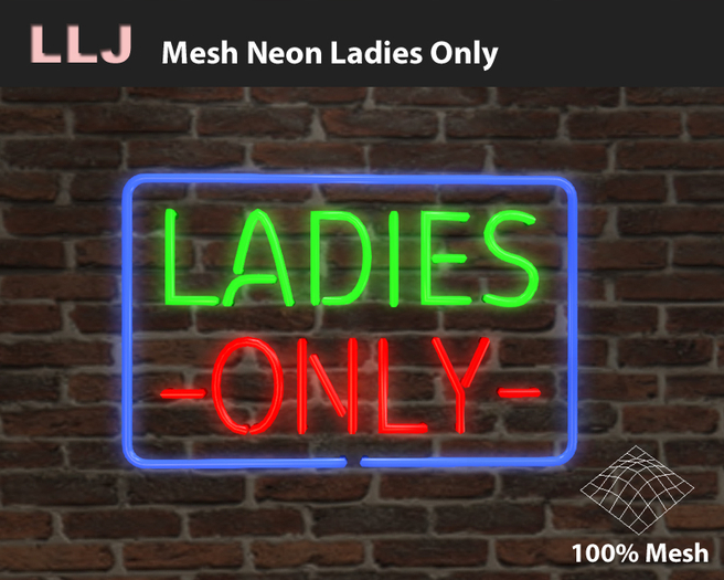 LLJ Mesh Neon Ladies Only