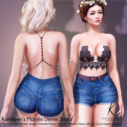 Kaithleen's Marylin Denim Shorts - Demo