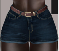 Kaithleen's Marylin Denim Shorts - Dark