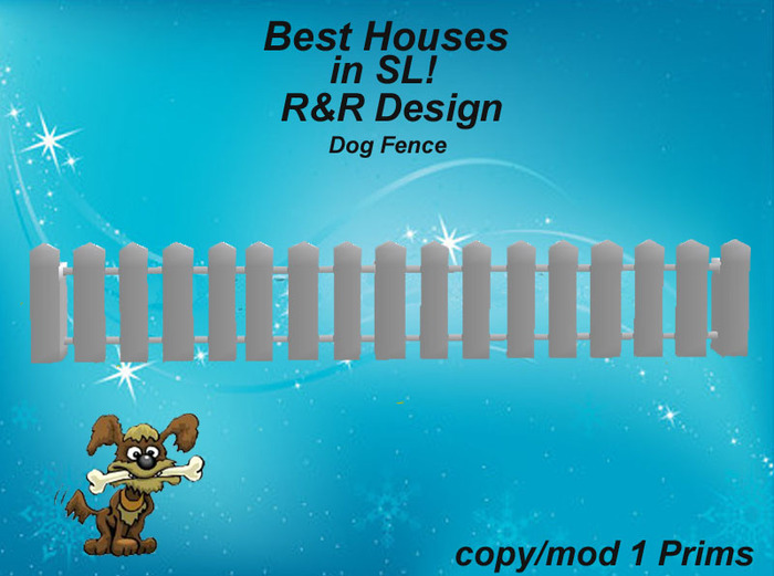Dog Fence, sculpted, copy, mod