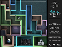 Gaming Bookshelf Set