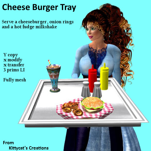 Cheese Burger Tray 